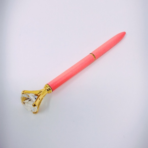 Pink Rhinestone Pen - Picture 4 of 5